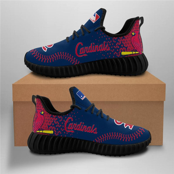 Women's St. Louis Cardinals Mesh Knit Sneakers/Shoes 005